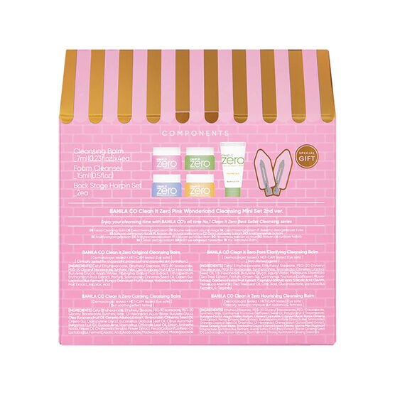 Kit Pink Wonderland Clean it Banila Co